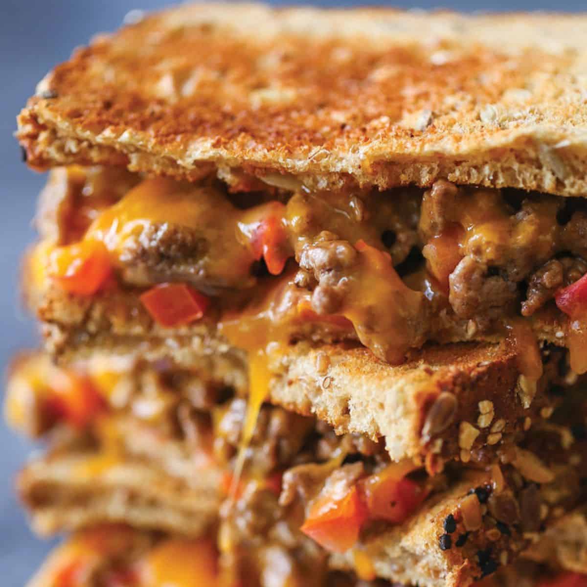 Cheeseburger Grilled Cheese.