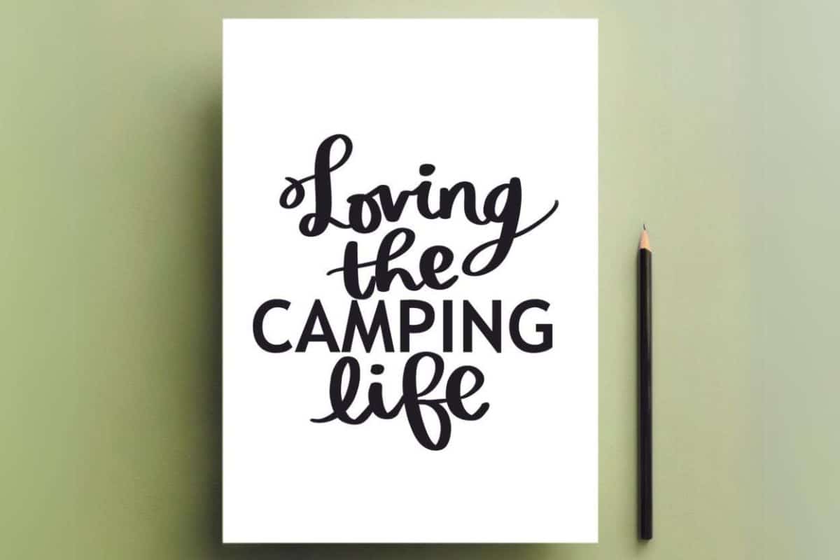 Printable Camping Quotes.