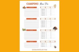 39 Free Camping Printables and Activities - The Crafty Blog Stalker