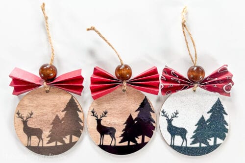 3 Ways to Sublimate onto Wood Christmas Ornaments - The Crafty Blog Stalker
