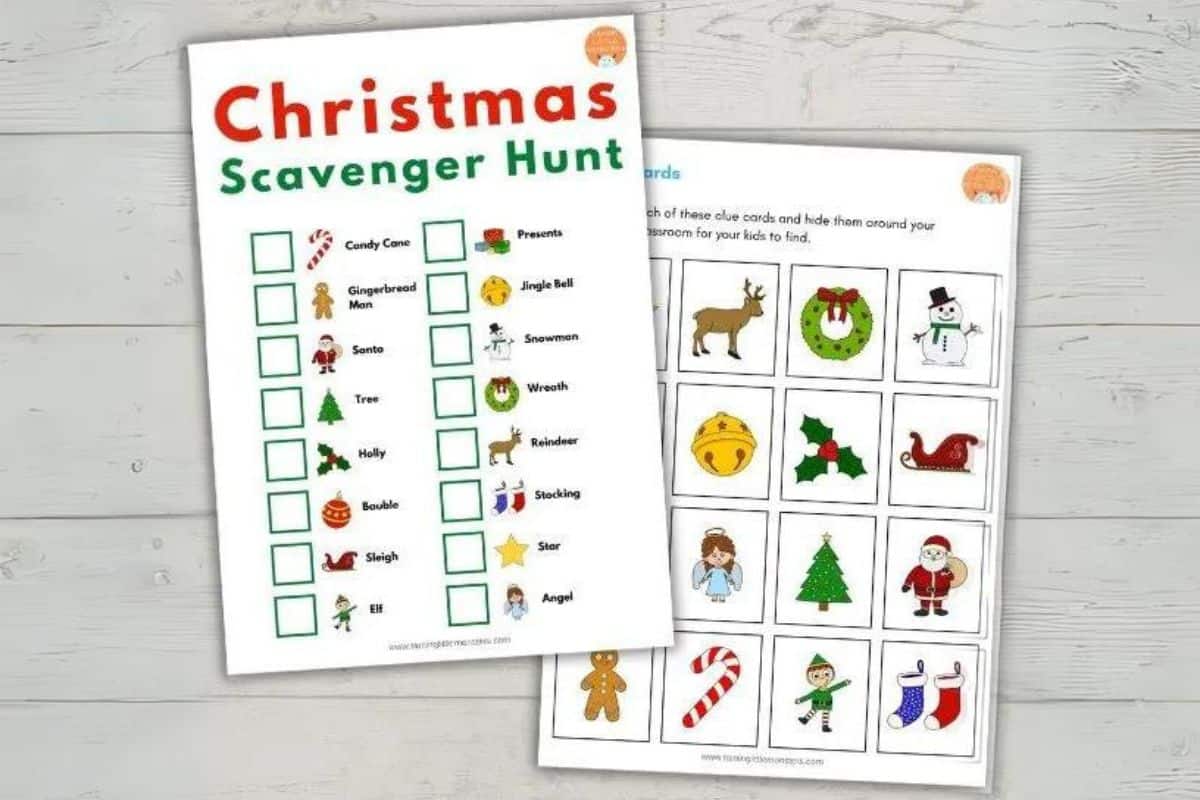 Christmas Scavenger Hunt.