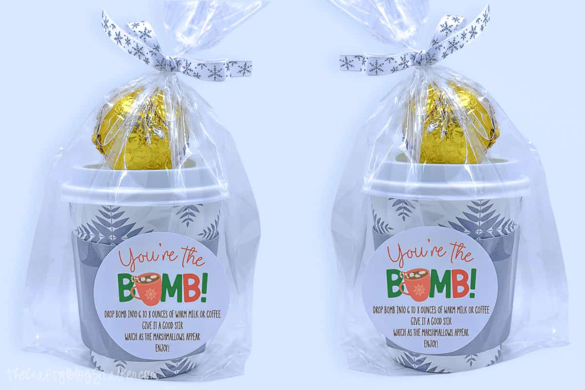 2 hot chocolate bomb gift sets.