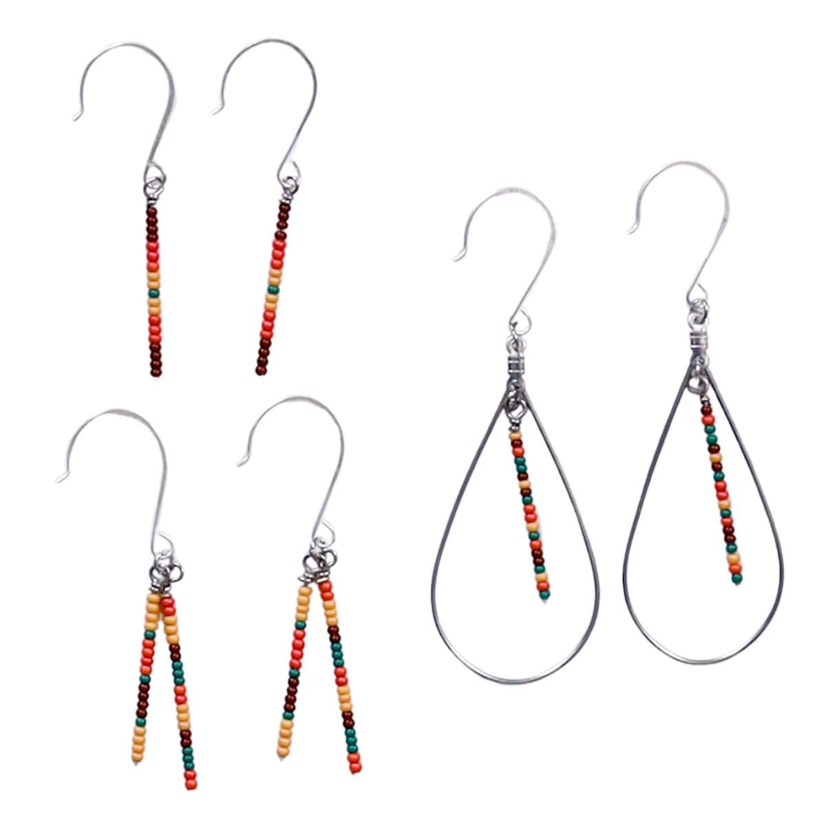 3 Seed Bead Earring Tutorials for Beginners - The Crafty Blog Stalker