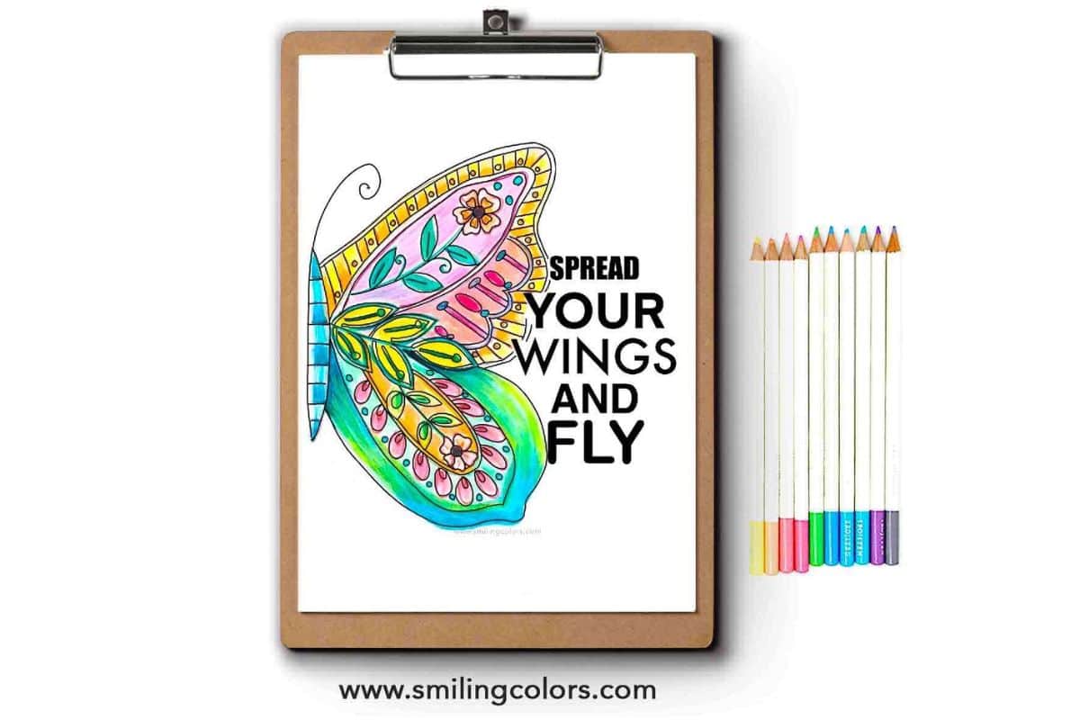 Butterfly Coloring Pages.