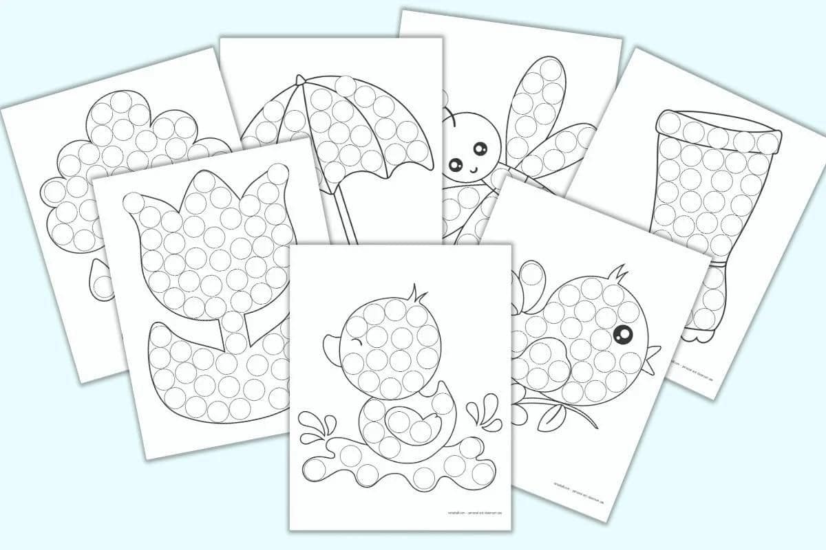 Do A Dot Marker Coloring Pages.