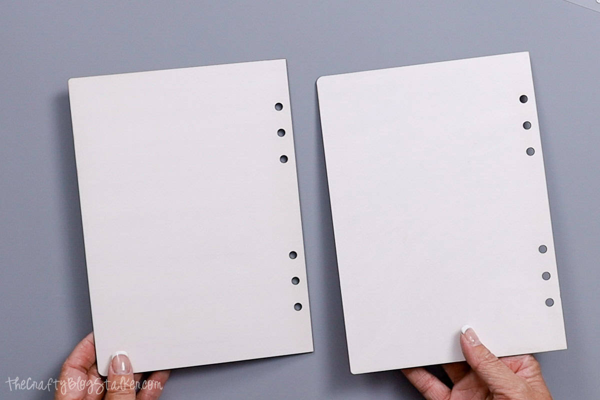 Two notebook covers cut from basswood with the M1 Ultra.