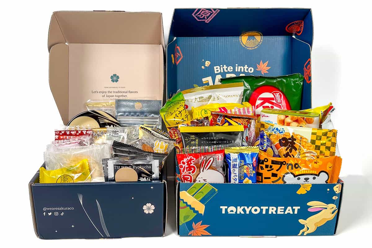 Opened subscription boxes; Tokyo Treat and Sakuraco.