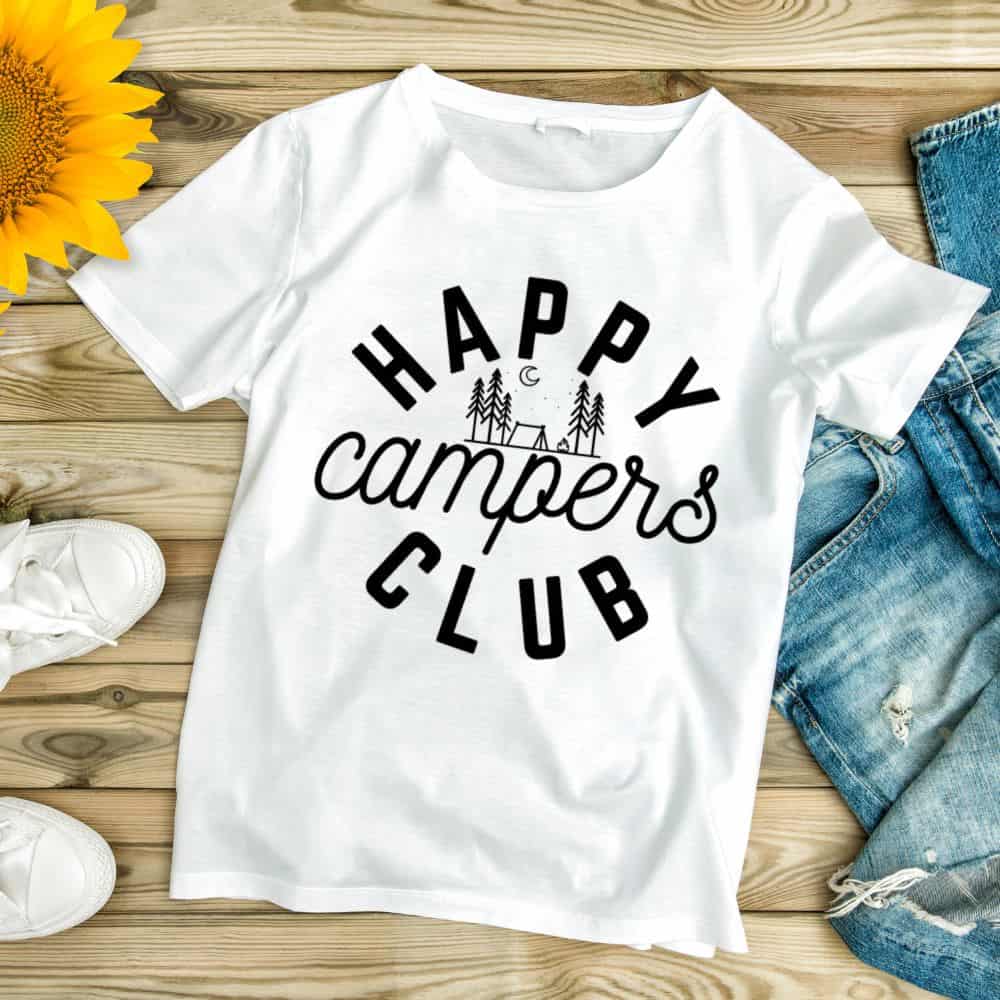 White T-shirt with a