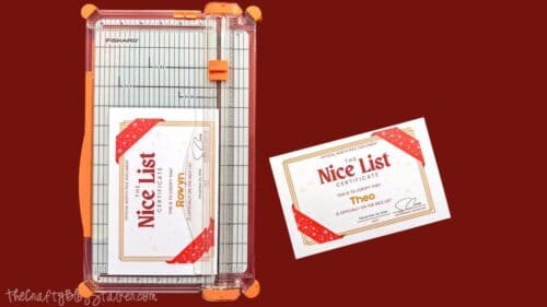 Free Printable Official Nice List Certificate for Kids