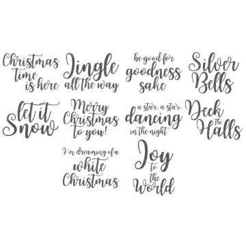 Christmas Phrase Tags