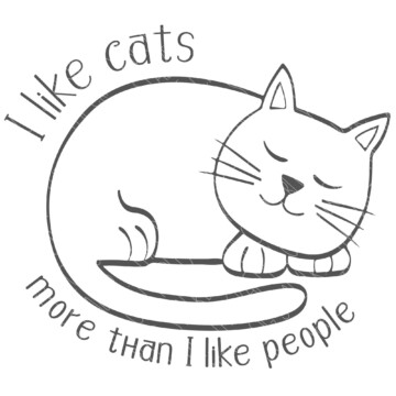 I Like Cats SVG.