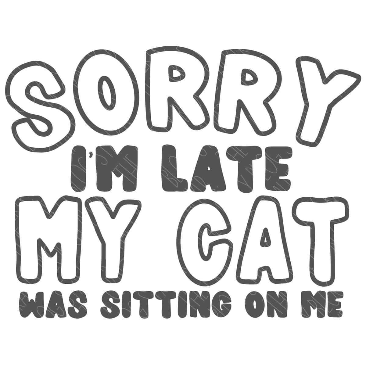 Sorry I'm Late My Cat Was Sitting On Me SVG	

			
		
	

		
			$3.00 – Buy Now Checkout
							
					
						
							
						
						Added to cart