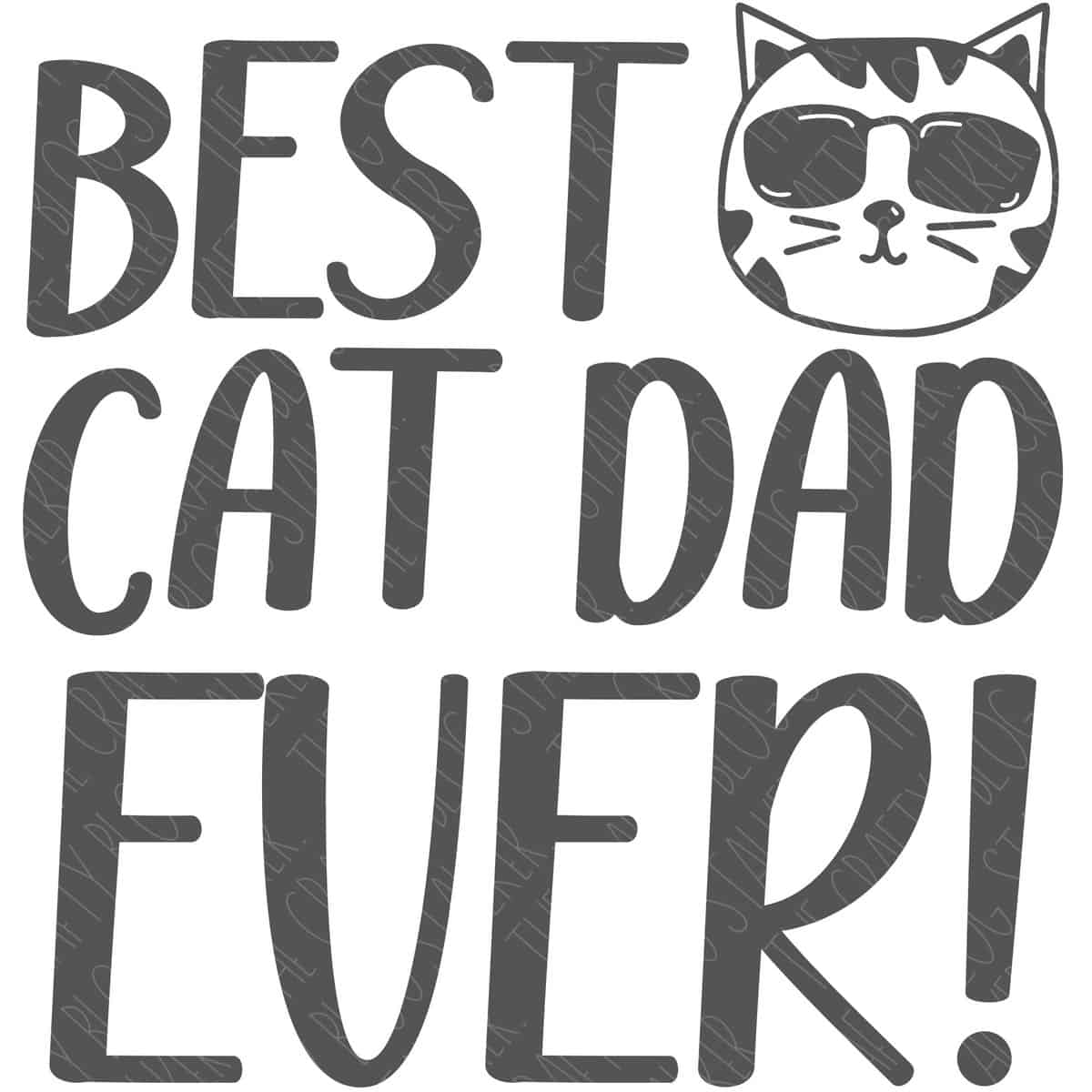 SVG Cut File: Best Cat Dad.