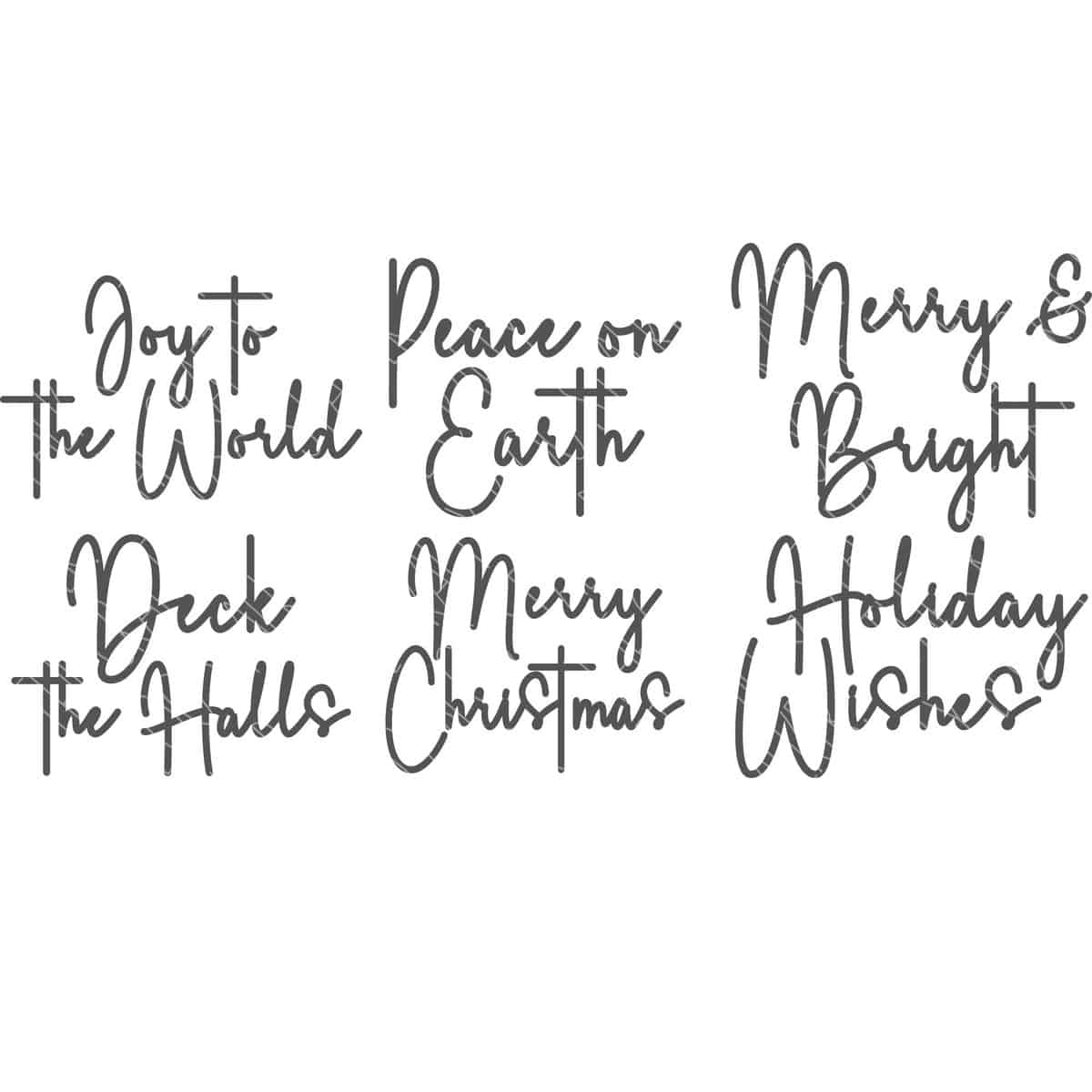 Christmas Sayings Free SVG Bundle - The Crafty Blog Stalker