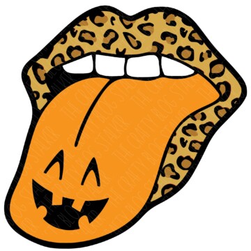 Pumpkin Mouth SVG design.