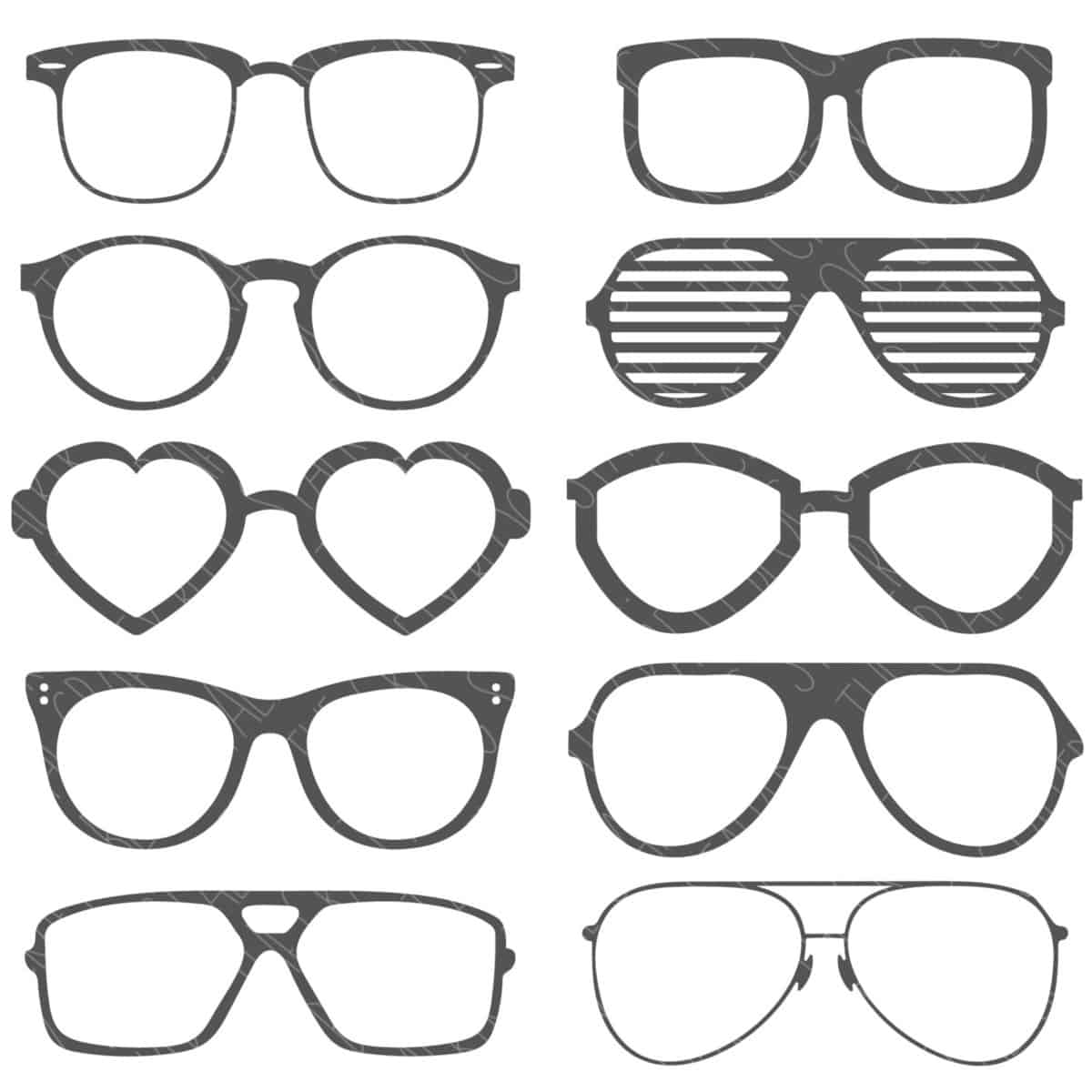 Sunglasses SVG The Crafty Blog Stalker