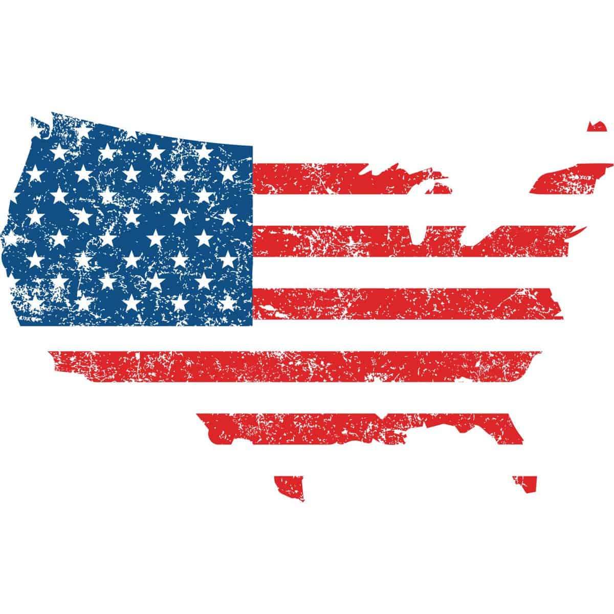 United States Flag Grunge Design