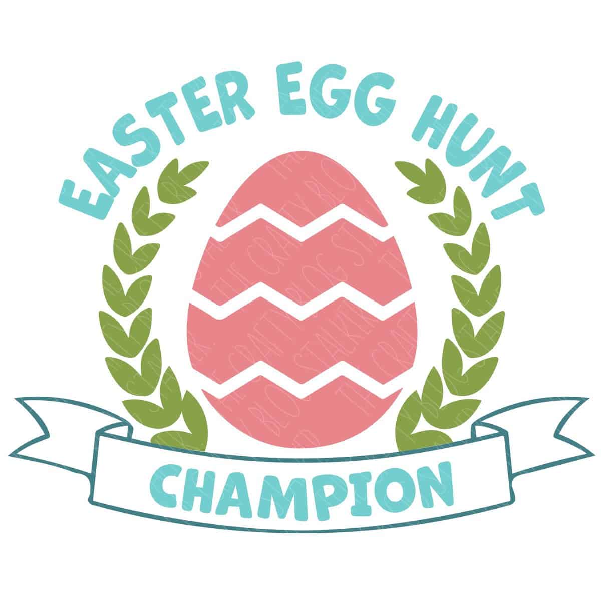 Easter Egg Hunt Champion Free SVG - The Crafty Blog Stalker