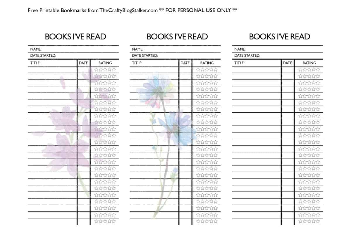 printable bookmarks hp instant ink 10