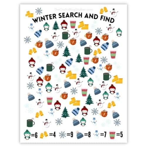 Winter Search And Find Free PDF The Crafty Blog Stalker