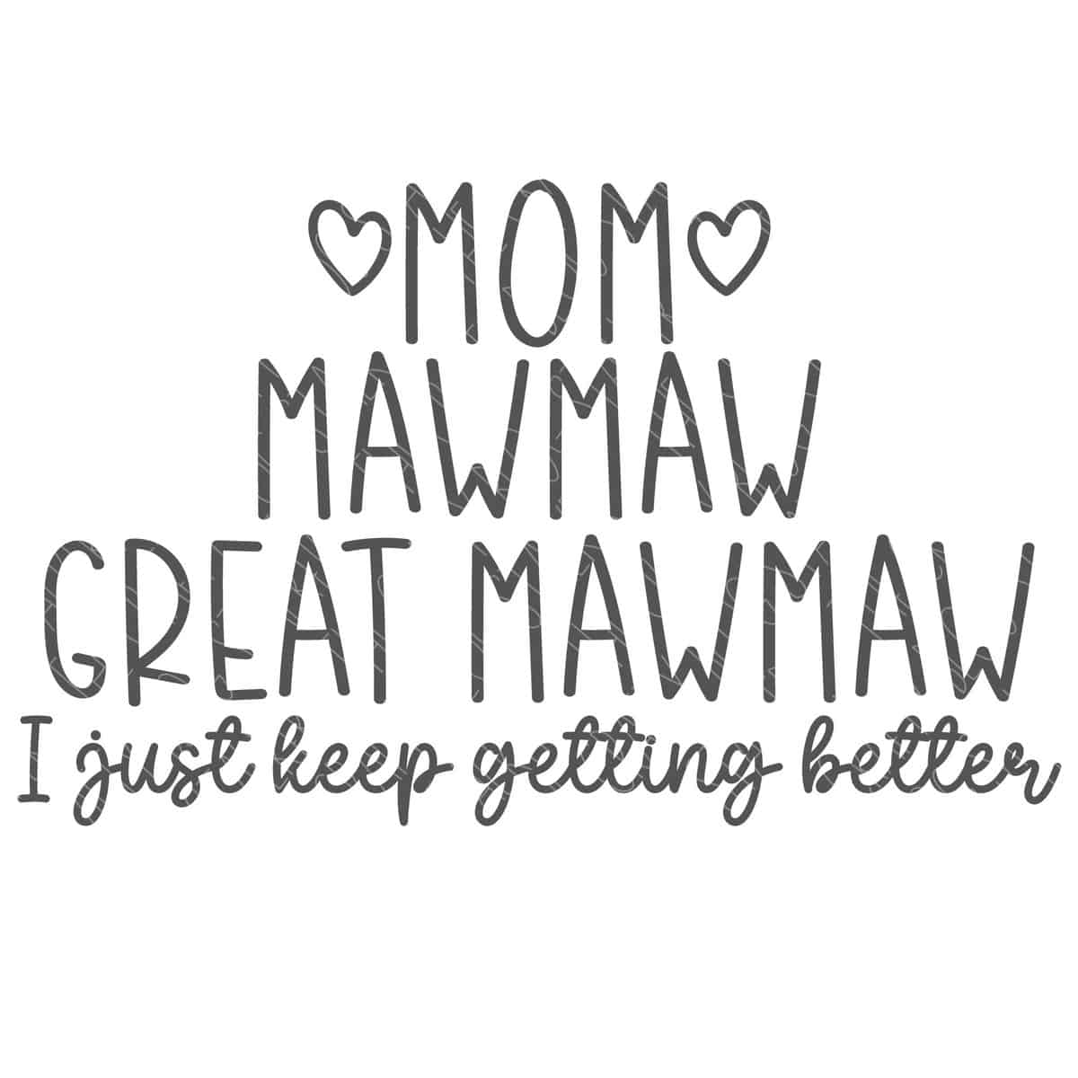 Mom Mawmaw Great MawMaw SVG	

			
		
	

		
			$3.00 – Buy Now Checkout
							
					
						
							
						
						Added to cart