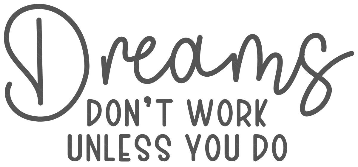 Black handwritten-style text design that reads