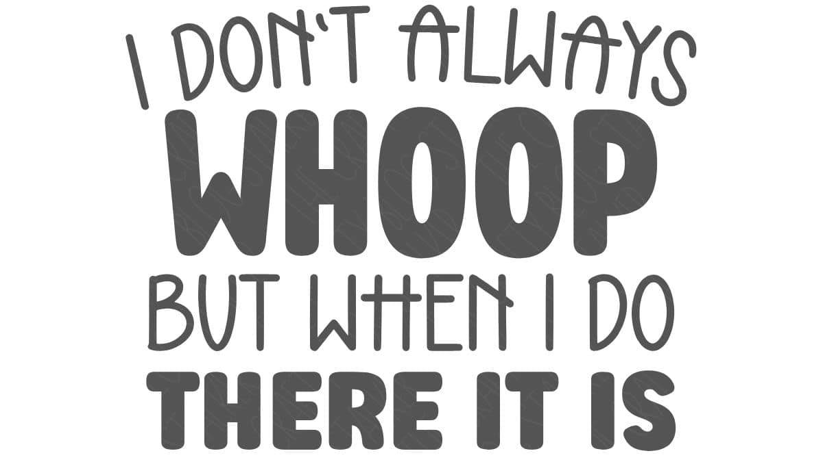 Typography design displaying the phrase