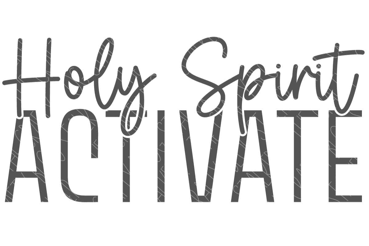 Holy Spirit Activate SVG.
