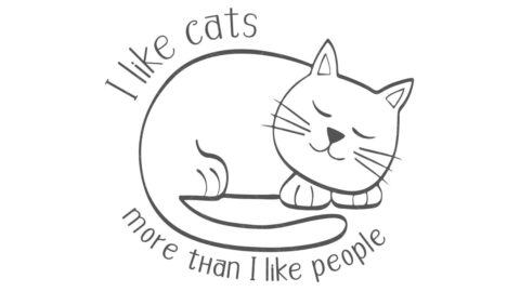 I Like Cats More Than People SVG Free Download
