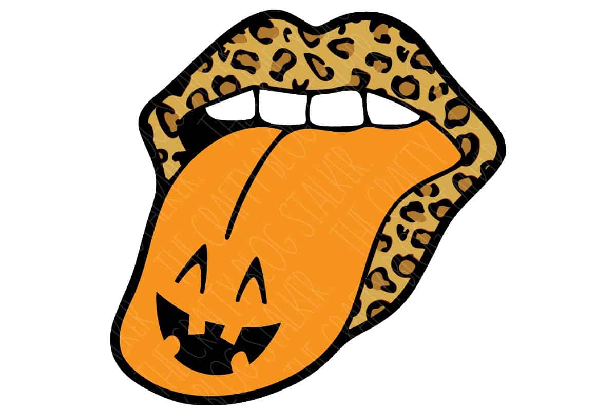 Pumpkin Mouth SVG design.