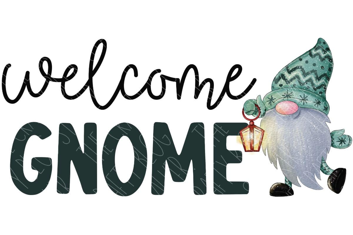 Welcome Gnome PNG.