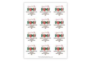 Hot Chocolate Bomb Gift with Printable Tags - The Crafty Blog Stalker