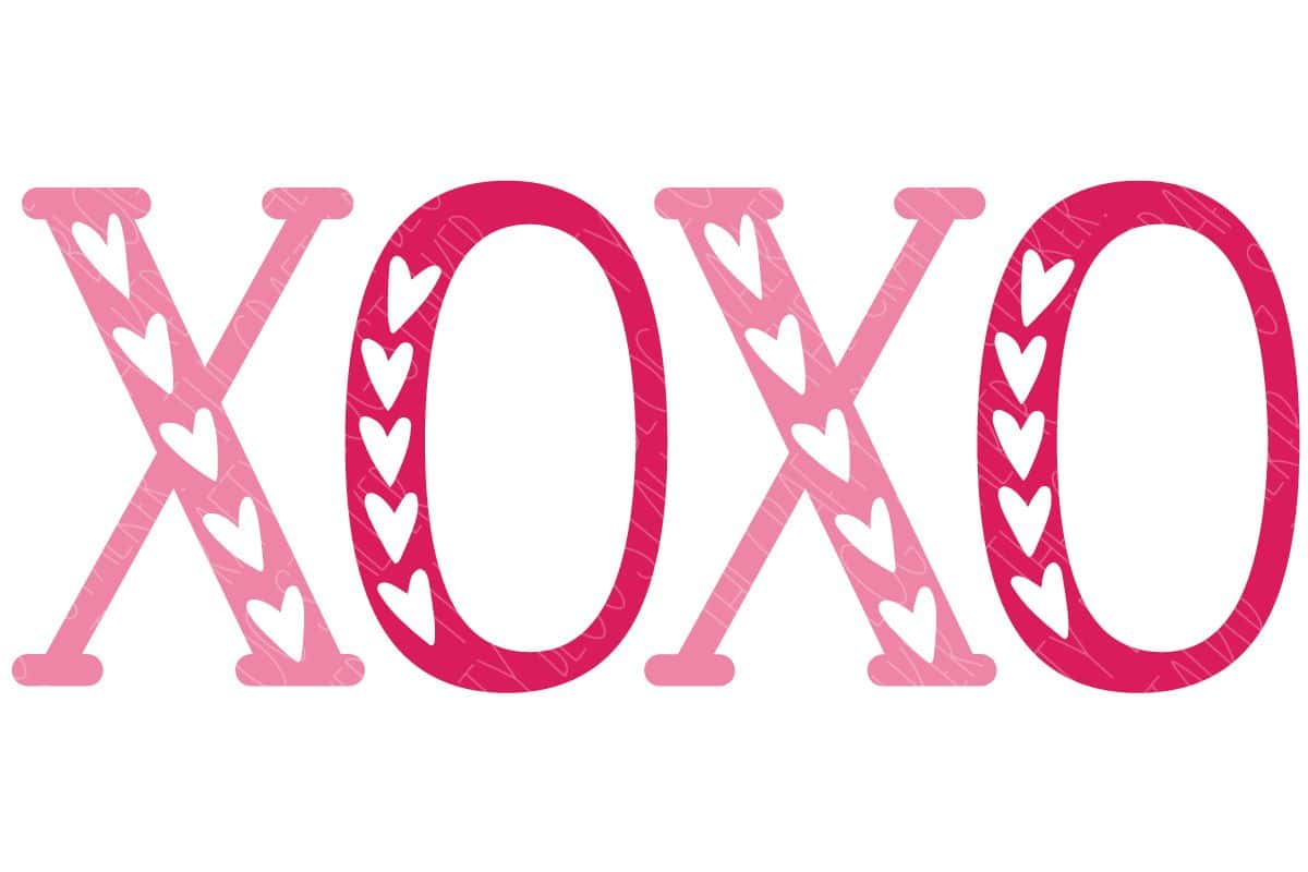 XOXO SVG - The Crafty Blog Stalker