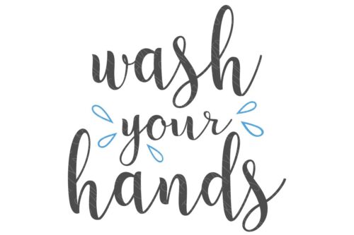 SVG Cut File: Wash Your Hands.