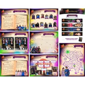 Printable Descendants Activity Sheets - The Crafty Blog Stalker