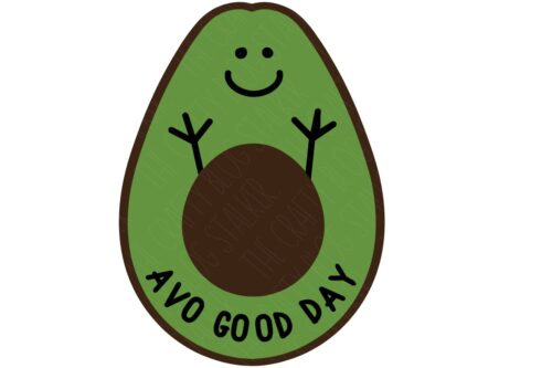 SVG Cut File: Avo Good Day Avocado.
