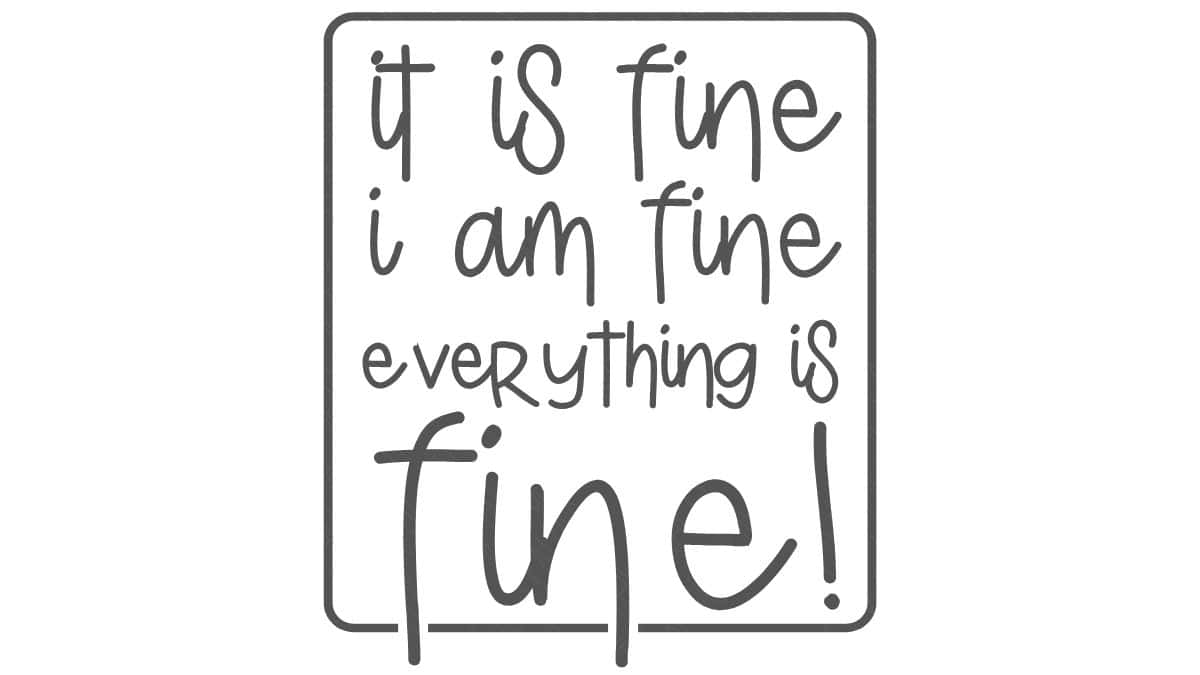 SVG design with the phrase 