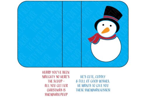 SVG Cut File: Snowman Poop TicTac cover.