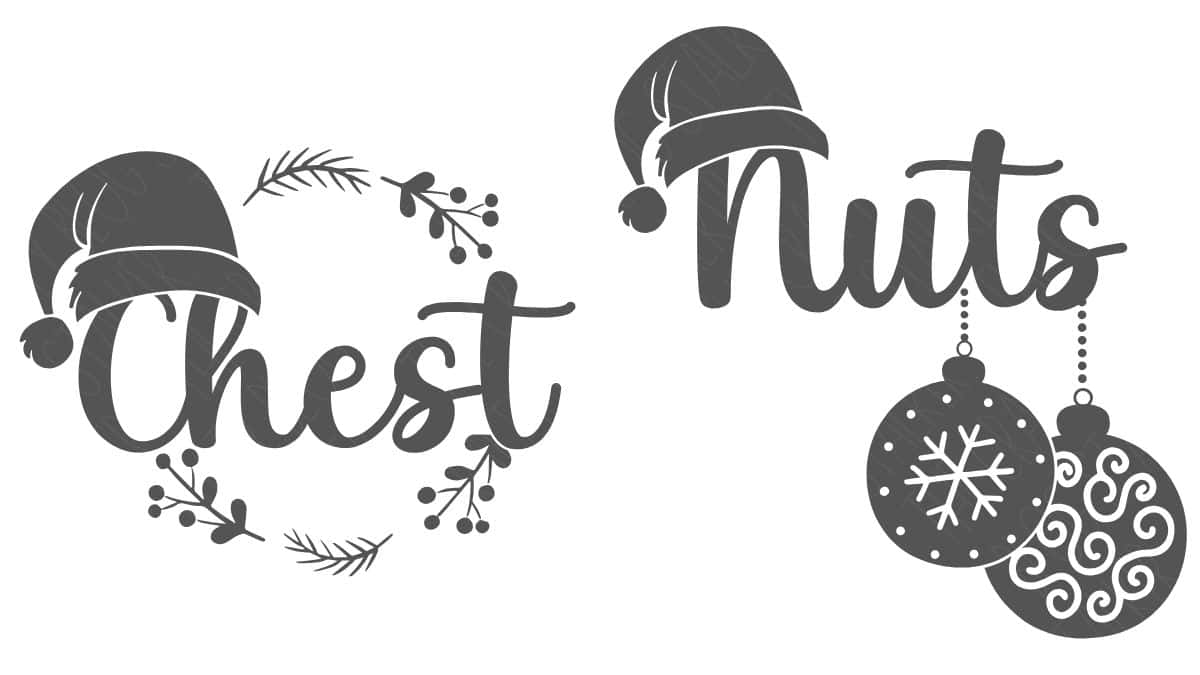 Christmas SVG design with the words 
