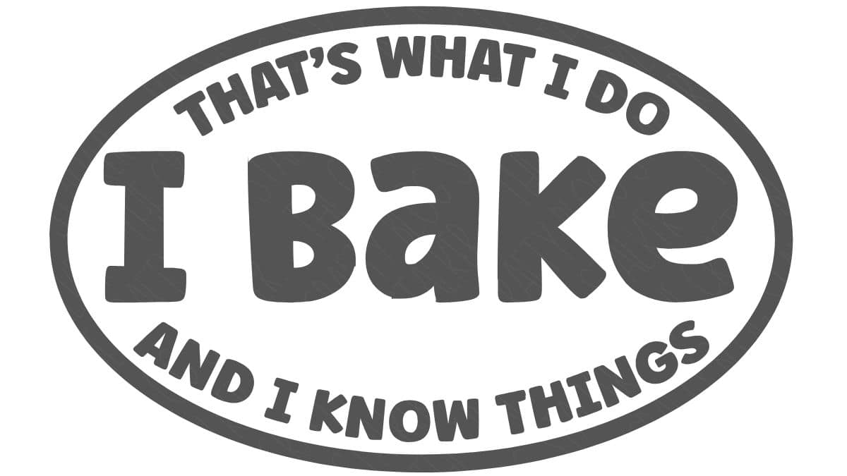 Oval SVG design reading 