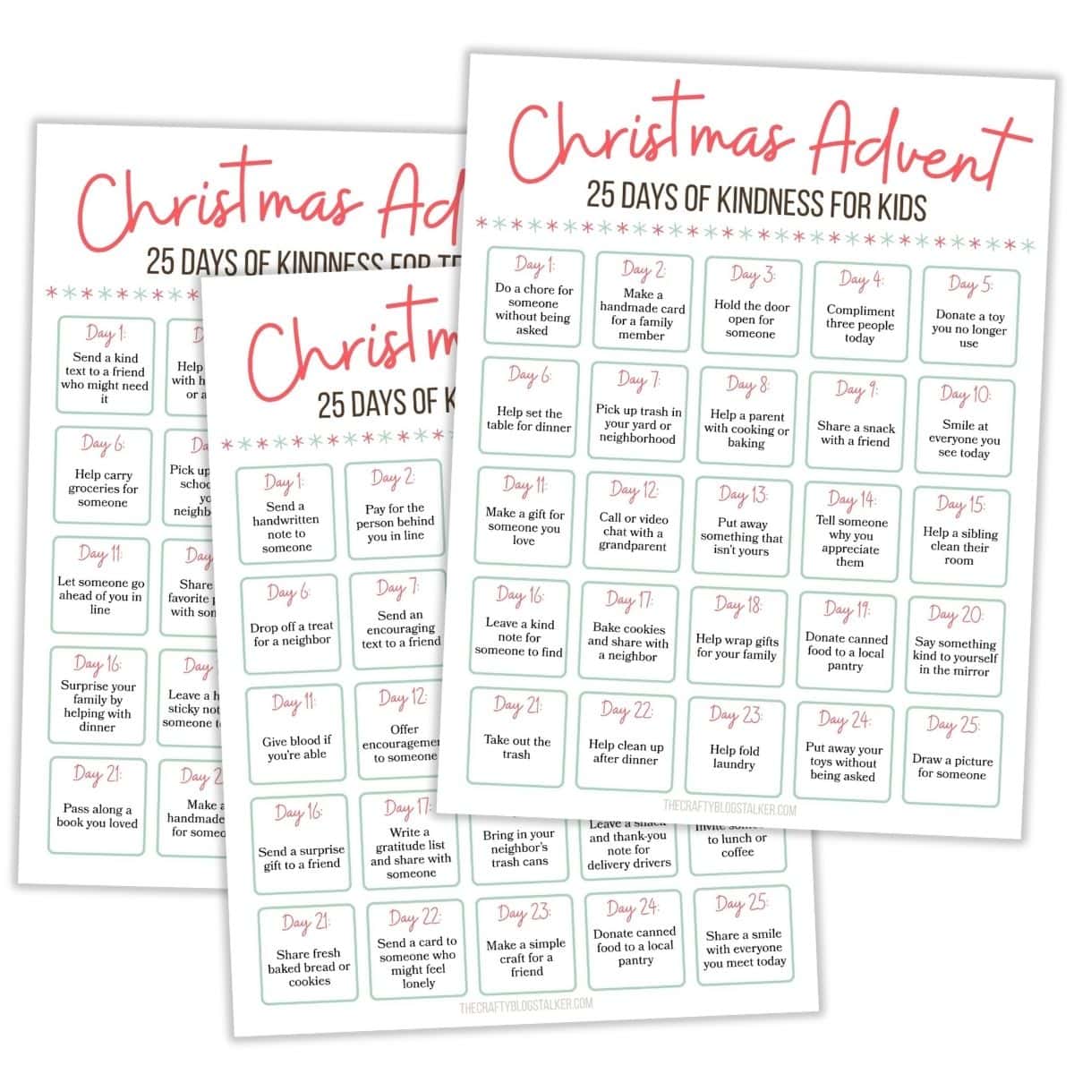 Christmas Advent Printable 25 Days of Kindness
Free – Buy Now Checkout
Added to cart
