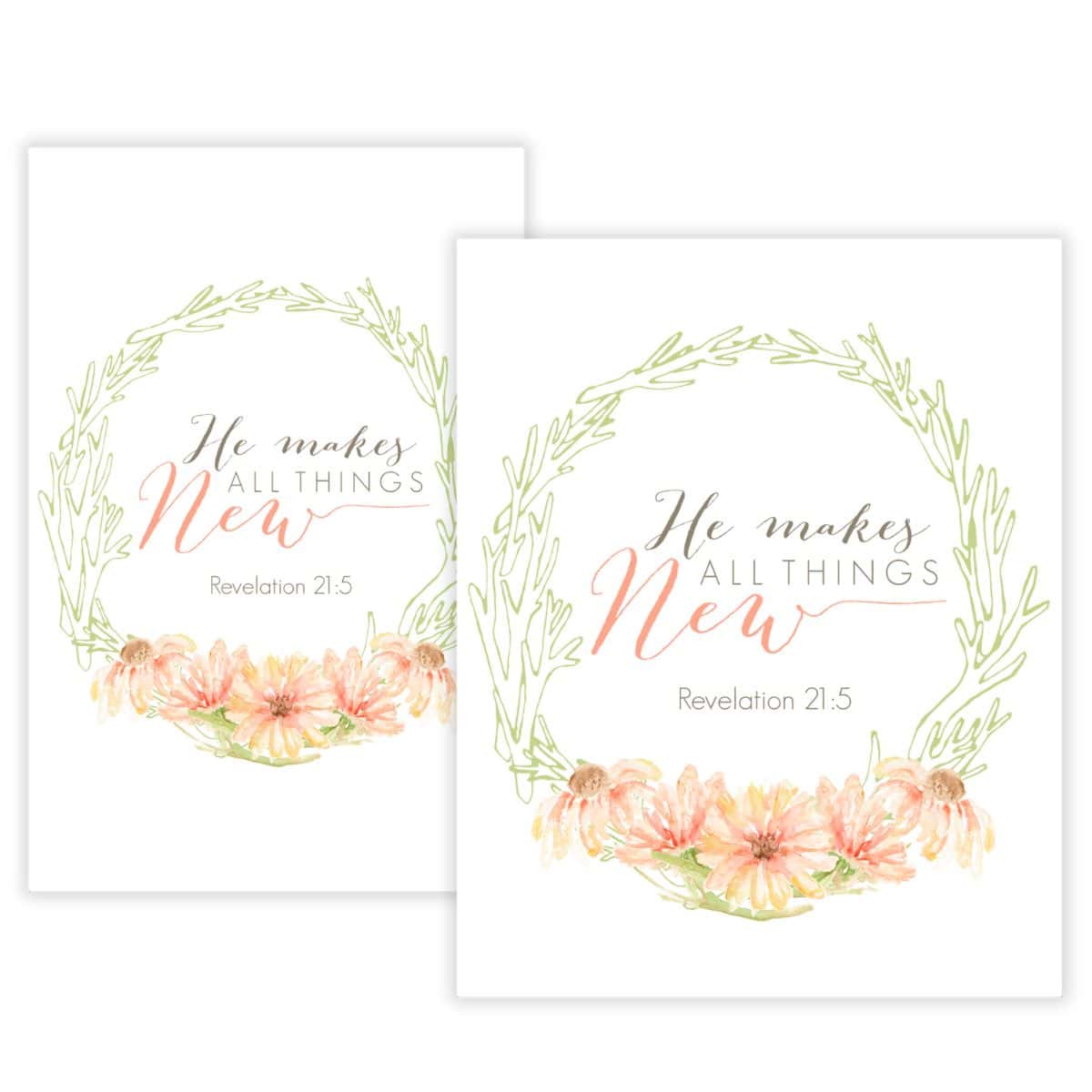 Revelation 21:5 Printable Decor
Free – Buy Now Checkout
Added to cart