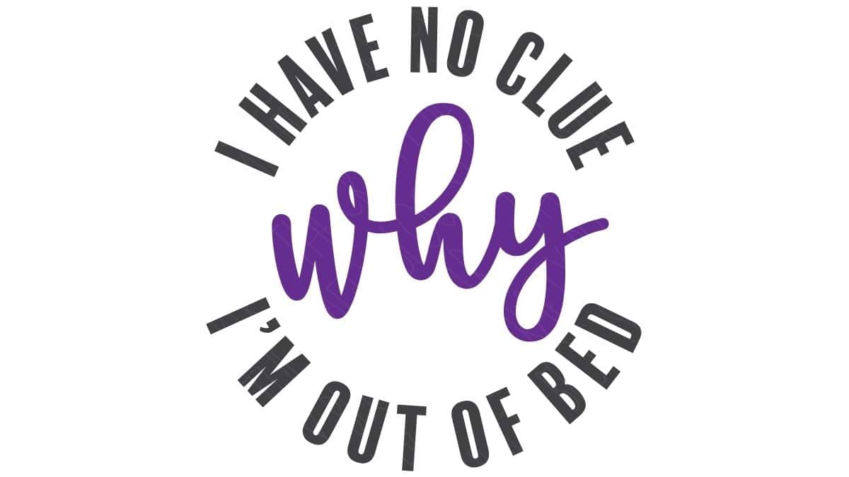 SVG design with the phrase