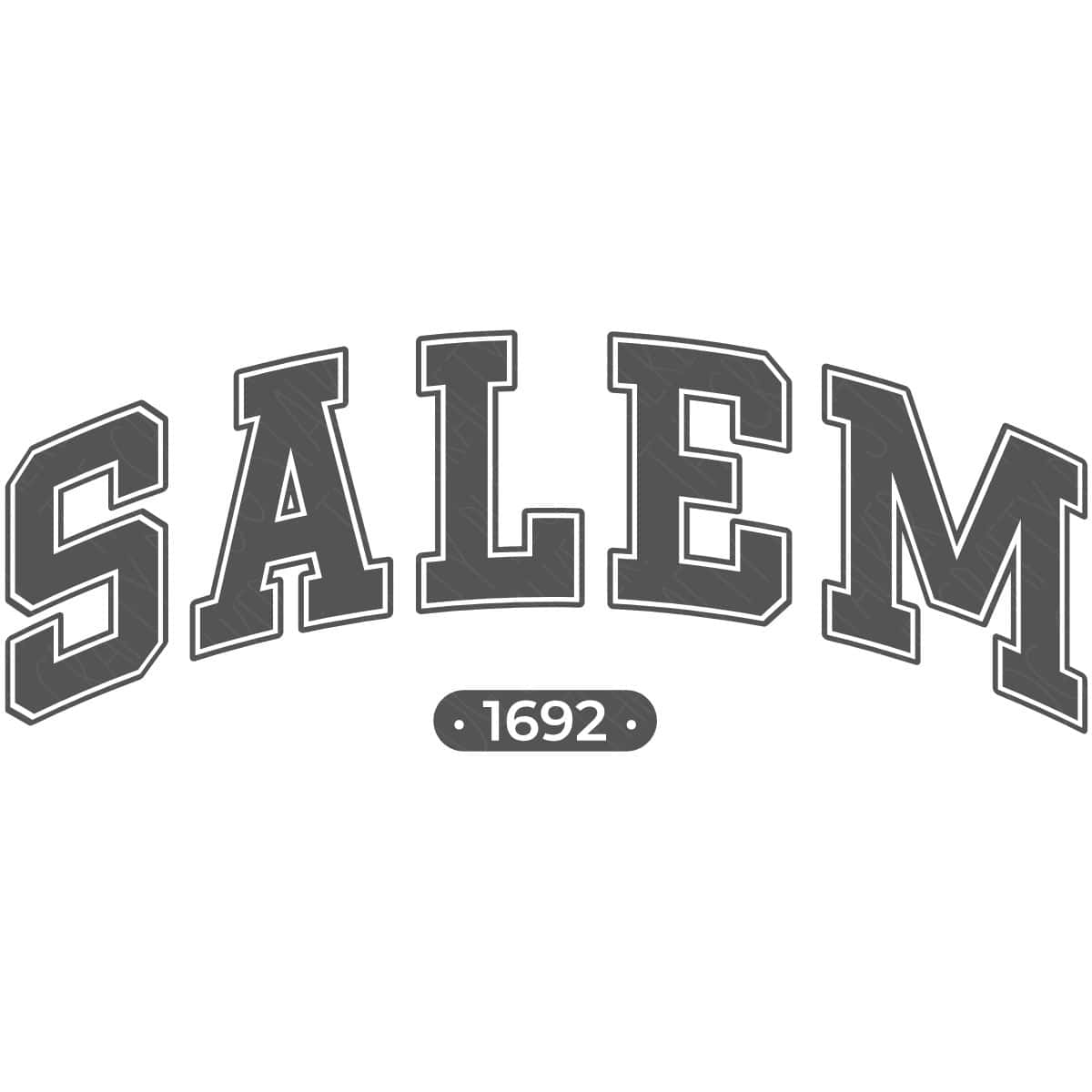 Gray collegiate-style